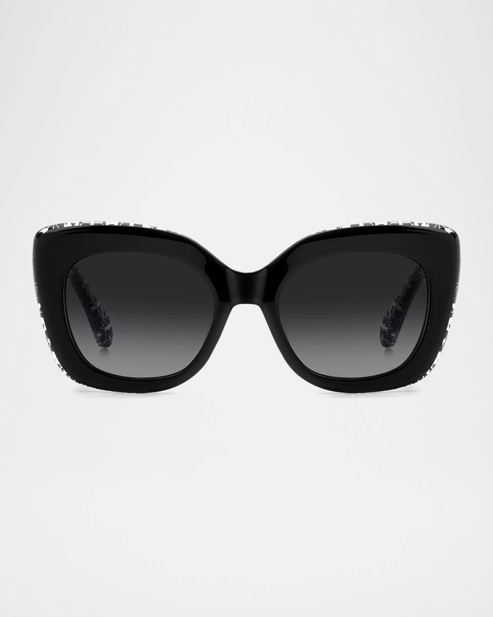 kalie square acetate sunglasses
